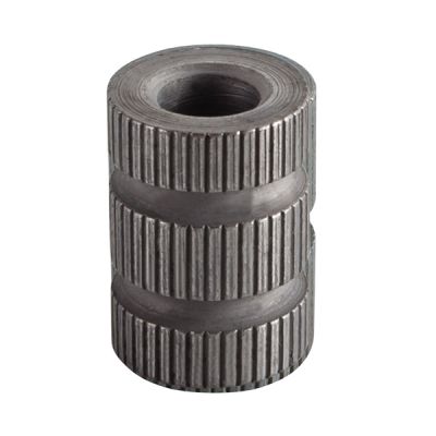 Knurled bushing with double groove 1